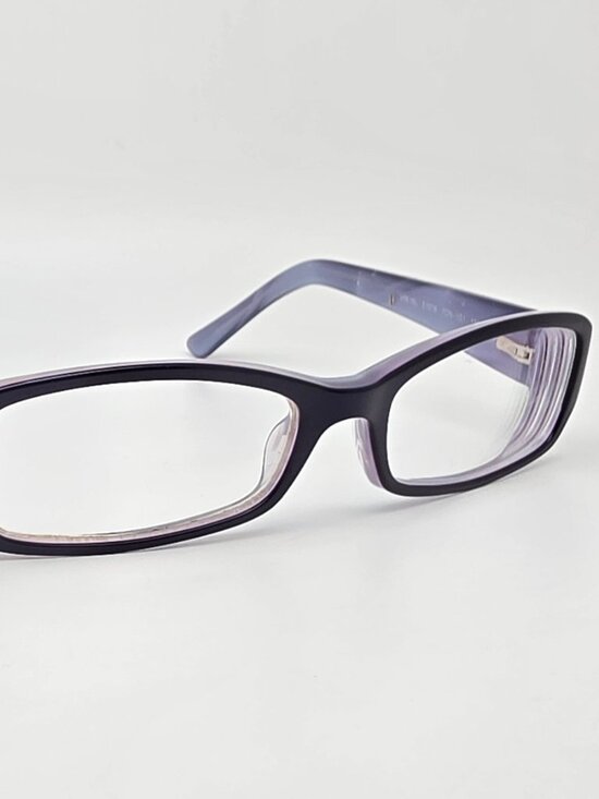 Prada VPR 15L 7ON-1O1 Dark Violet Eyeglasses Frame w/ Flexhinge Italy 51-16-135 main image 7